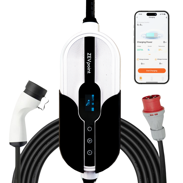 Aveo x1 11 kW Smart Portable EV Charger