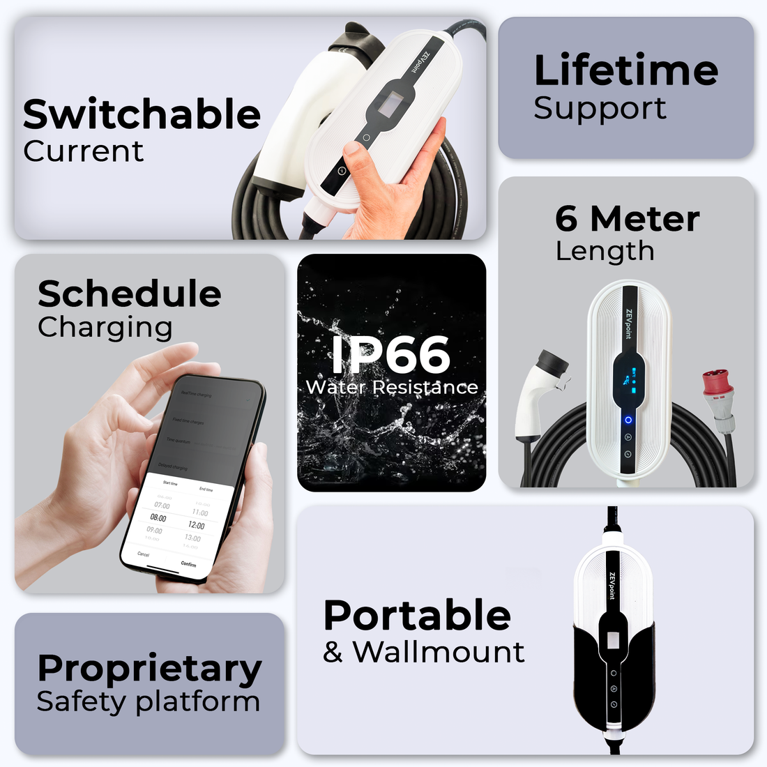 Aveo x1 11 kW Smart Portable EV Charger